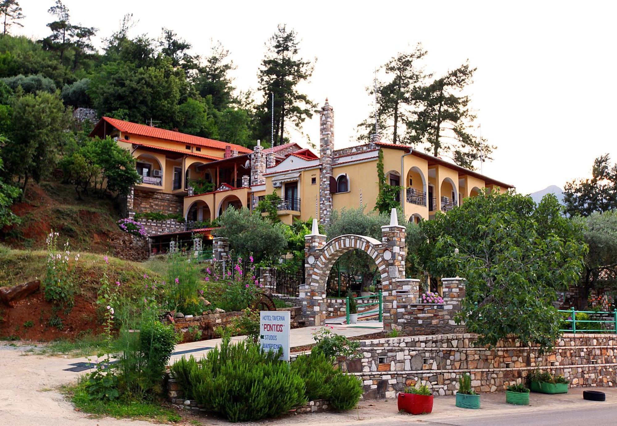 Castle Pontos Hotel Skala Potamia  Ngoại thất bức ảnh